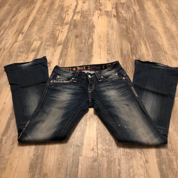 Rock Revival Flare Jeans - Picture 3 of 5